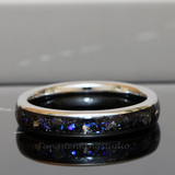 Meteorite Nebula Tungsten Ring 4 mm