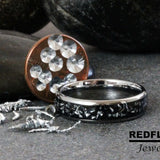 Your Own Penny Silver Gray Tungsten Carbide Rings - Custom Order