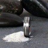 Your Sand Silver Gray Tungsten Carbide Rings - Custom Order