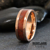 Natural Buffalo Turquoise Black Tungsten Carbide Rings - Custom Order