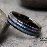 Blue Spinel Alexandrite Tungsten Carbide Rings - Custom Order