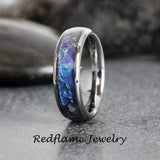 Alexandrite Crushed Tungsten Ring- Custom Order