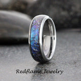 Alexandrite Crushed Tungsten Ring- Custom Order