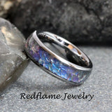 Alexandrite Crushed Tungsten Ring- Custom Order