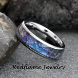 Alexandrite Crushed Tungsten Ring- Custom Order