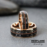 Carbon Fiber Meteorite Tungsten Ring- Custom Order