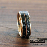 Carbon Fiber Meteorite Tungsten Ring- Custom Order