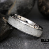 Rainbow Moonstone Tungsten Ring- Custom Order