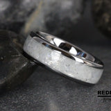 Rainbow Moonstone Tungsten Ring- Custom Order