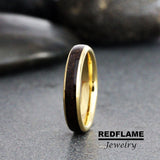 Coffee Bean Tungsten Ring- Custom Order