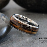 Bocote Wood Tungsten Ring- Custom Order