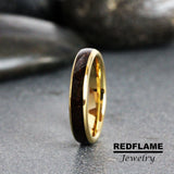 Coffee Bean Tungsten Ring- Custom Order