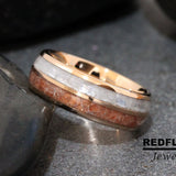 Sunstone Moonstone Tungsten Ring- Custom Order