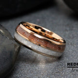 Sunstone Moonstone Tungsten Ring- Custom Order