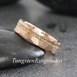 Matching 24K Gold Leaf Ring Set