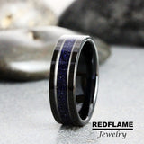 Nebula Black Tungsten Carbide Rings - Custom Orther